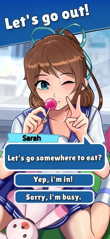 Screenshot of the PP: Kiss Games Fun Girls Sims app