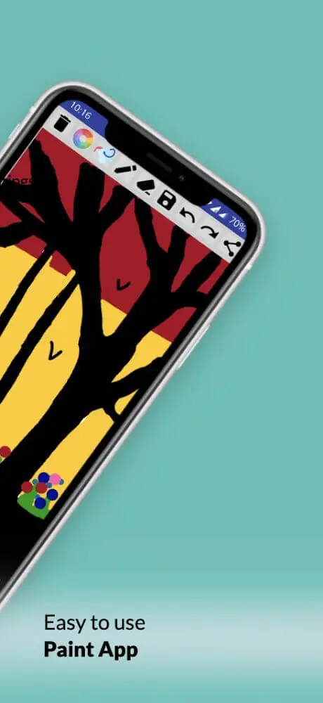 Screenshot of the Paint Pro app