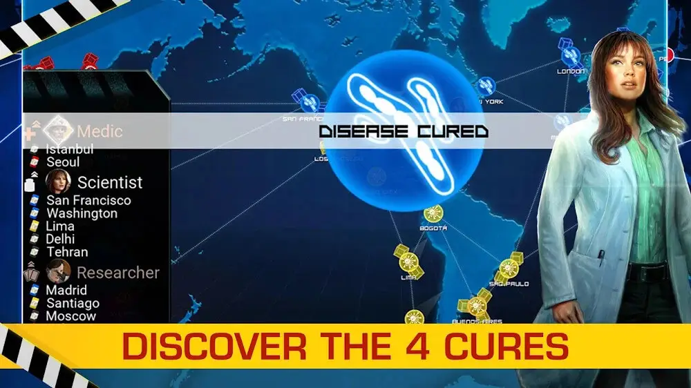 Screenshot of the Pandemic: The Board Game game
