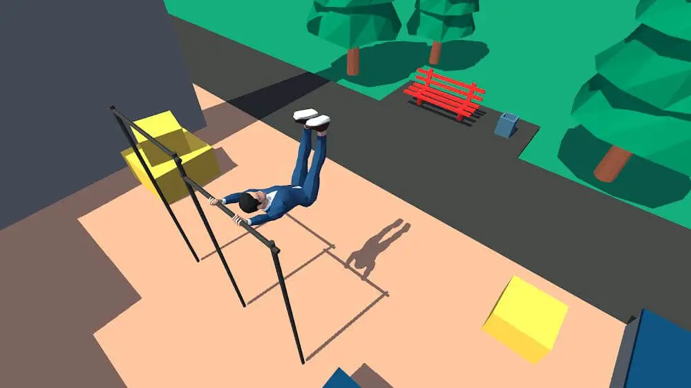 Screenshot of the Parkour Flight game