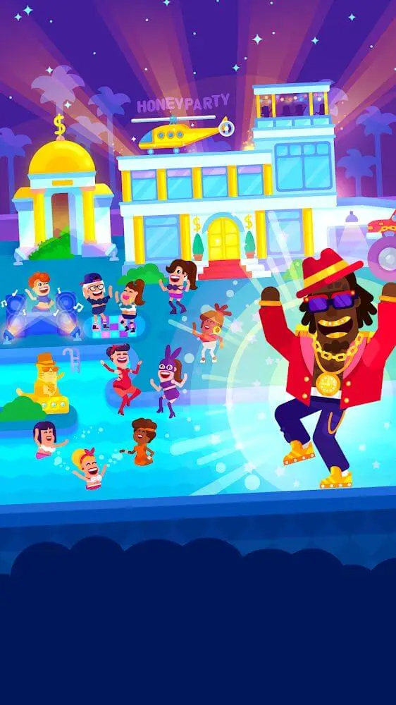 Screenshot of the Partymasters app