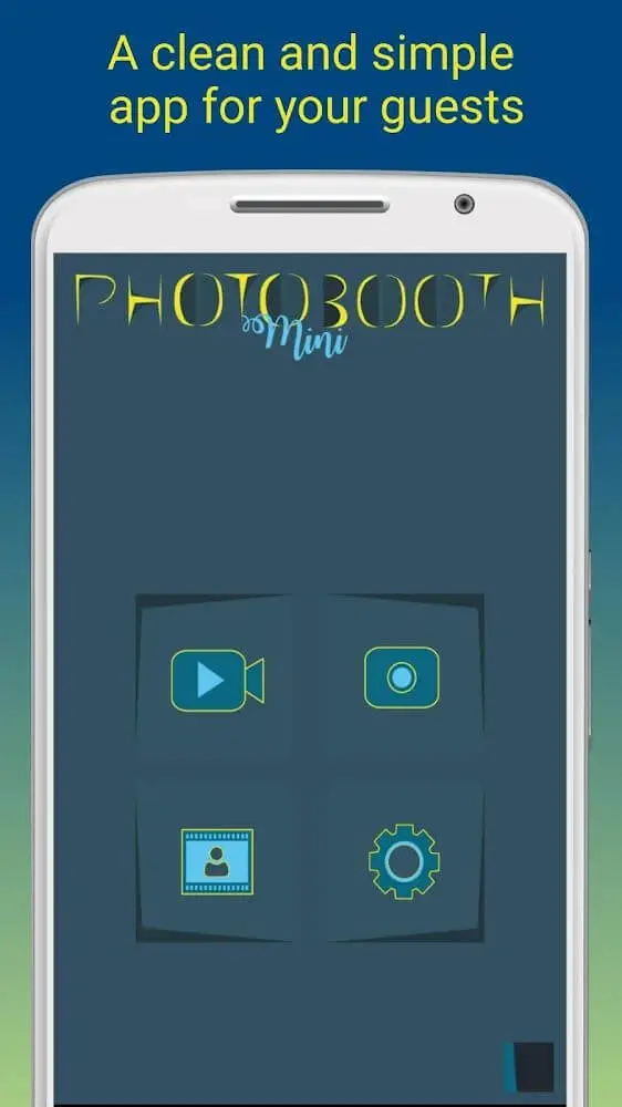 Screenshot of the Photobooth mini FULL app