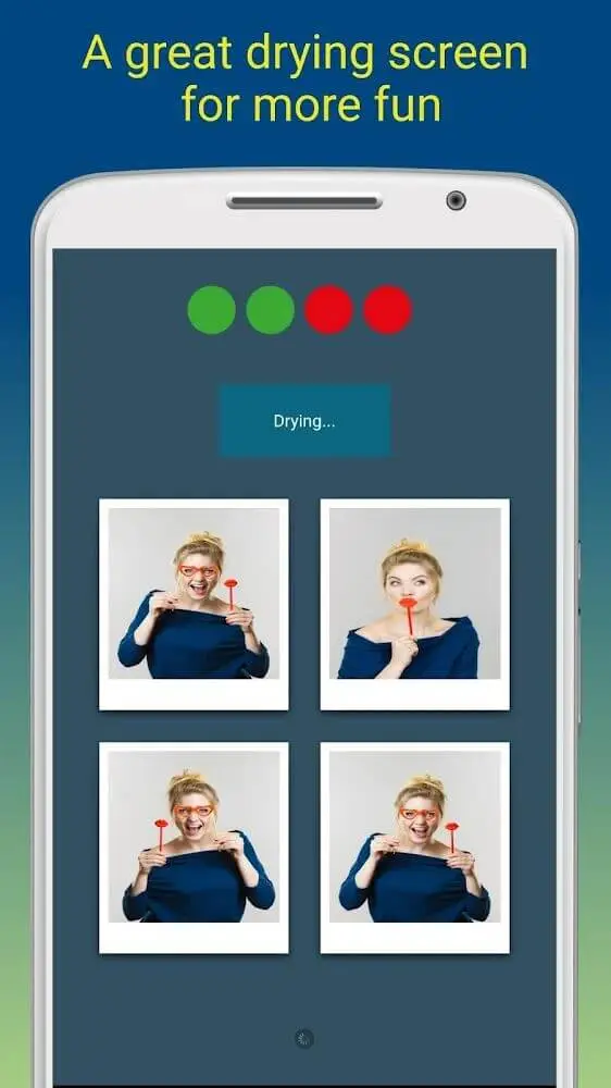 Screenshot of the Photobooth mini FULL app
