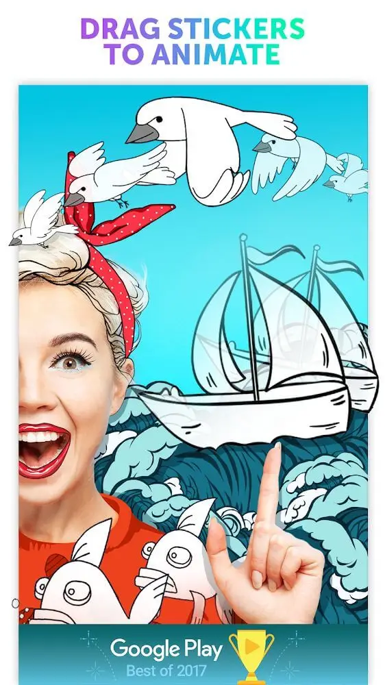 Screenshot of the Picsart Animator app