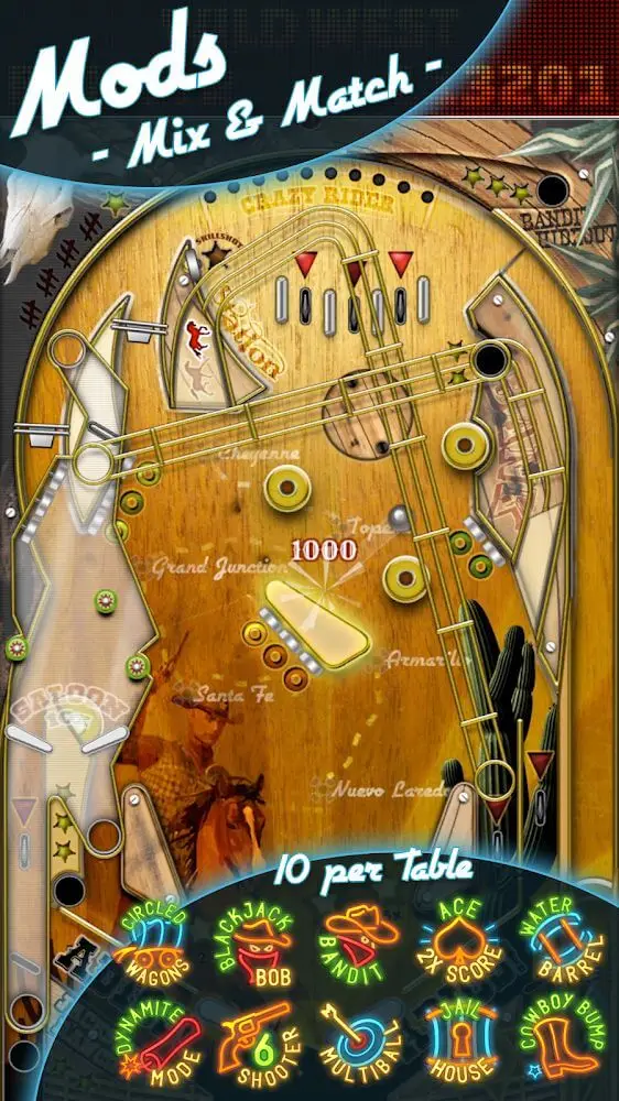 Screenshot of the Pinball Deluxe: Reloaded app