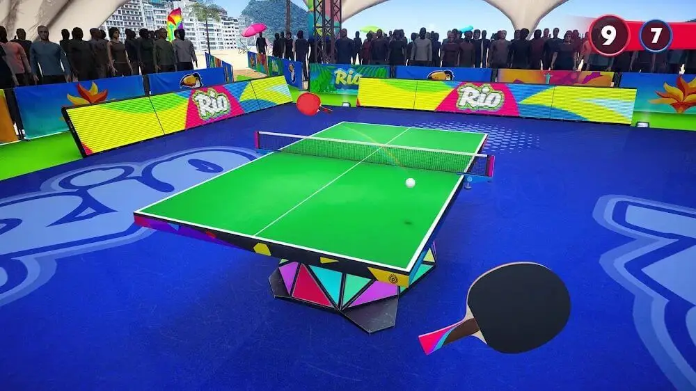 Screenshot of the Ping Pong Fury game