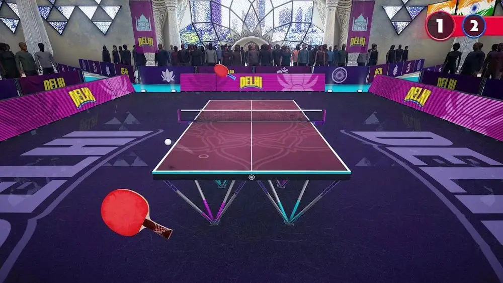 Screenshot of the Ping Pong Fury game