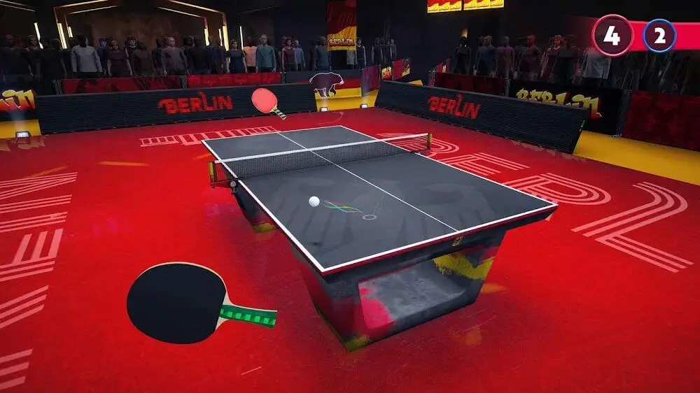 Screenshot of the Ping Pong Fury game
