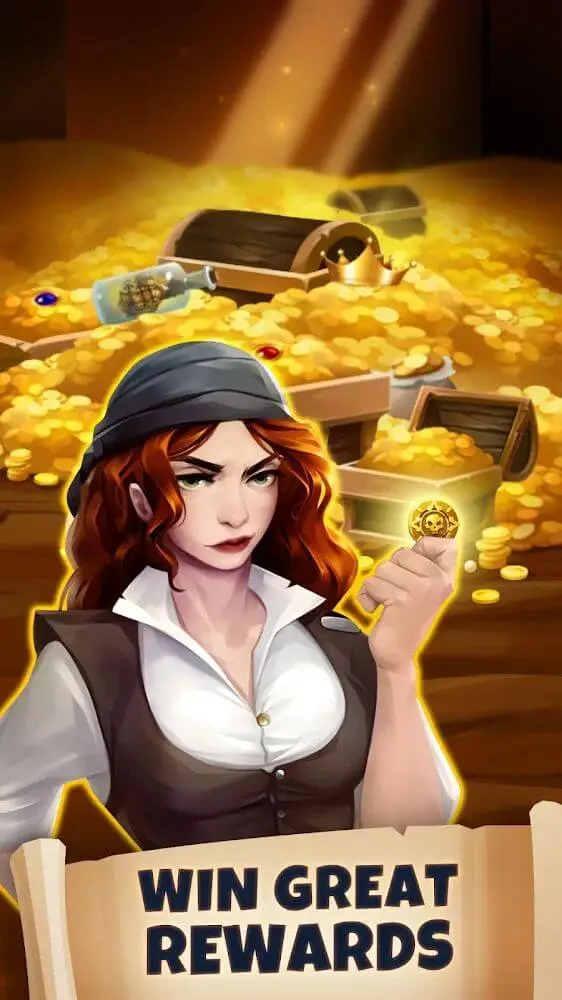 Screenshot of the Pirates and Puzzles app