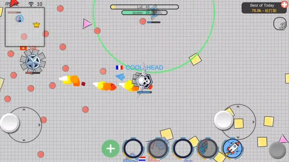 Screenshot of the PiuPiu.io game