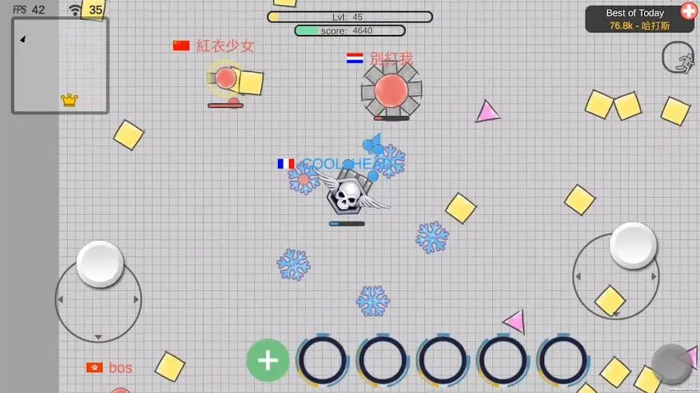 Screenshot of the PiuPiu.io game