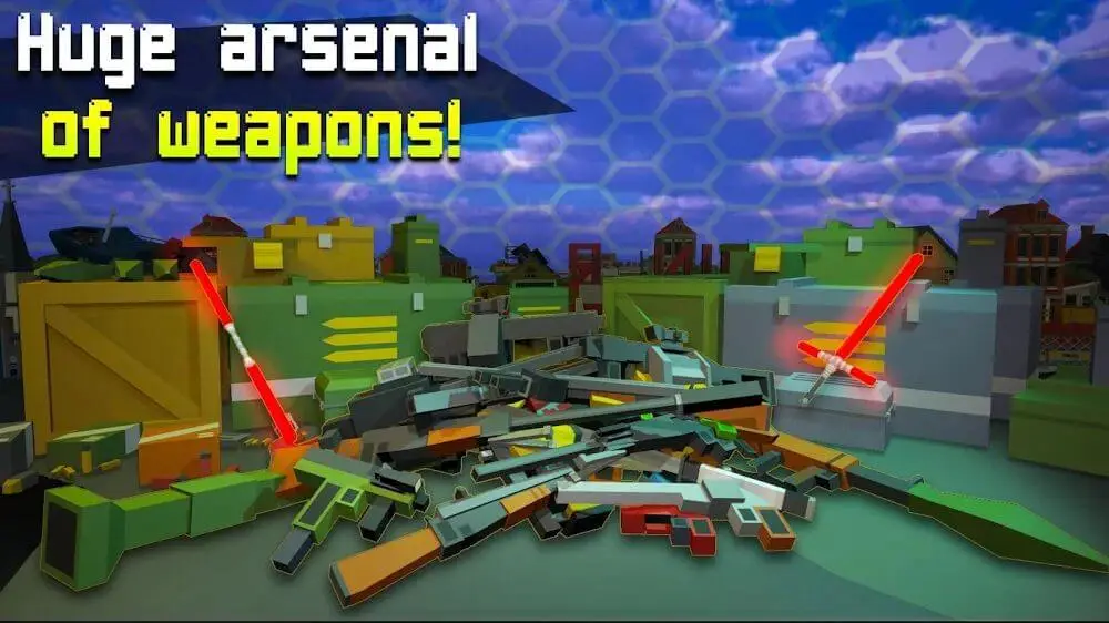 Screenshot of the Pixel Fury game