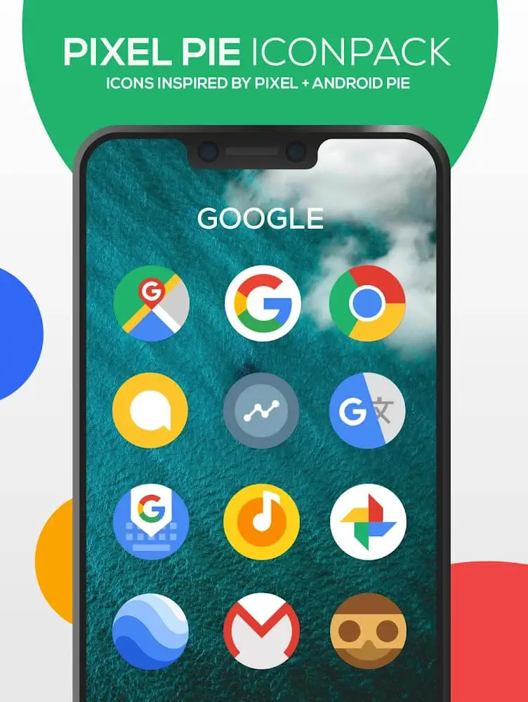 Screenshot of the Pixel Icon Pack app
