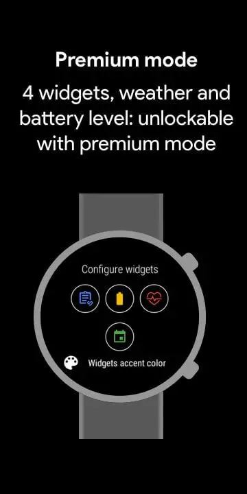 Screenshot of the Pixel Minimal Watch Face app