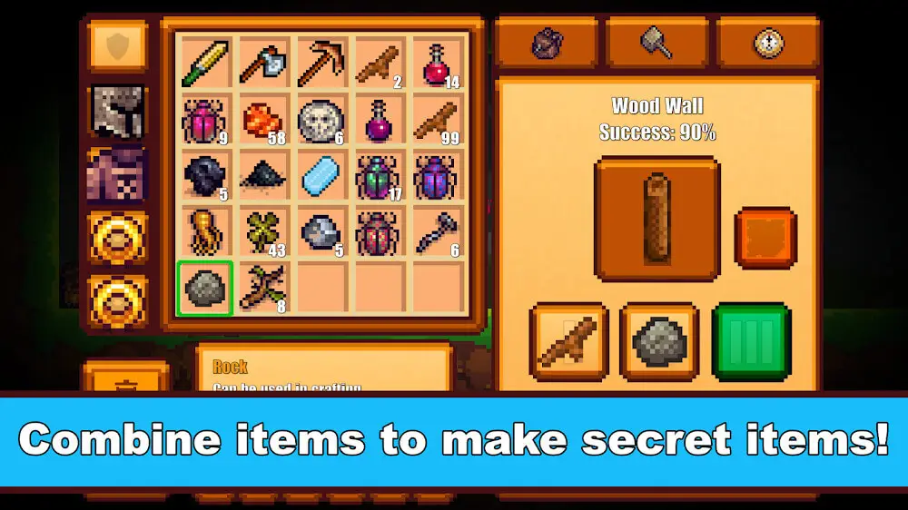 Screenshot of the Pixel Survival Game 2 game