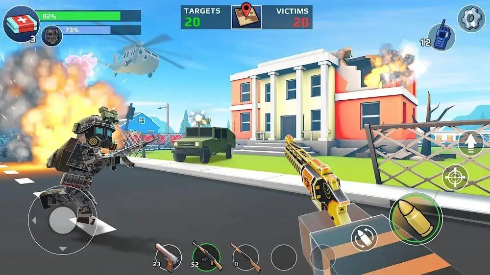 Screenshot of the Pixel's Unknown Battle Ground game