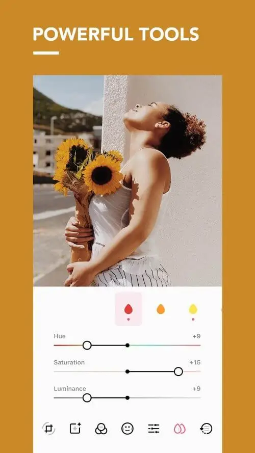 Screenshot of the Pomelo Camera app