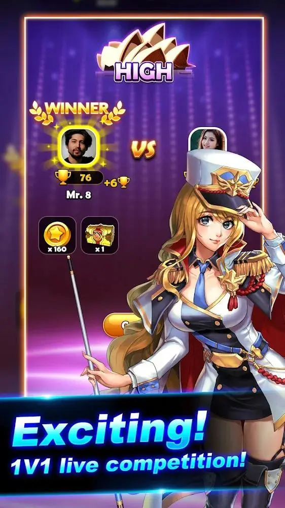 Screenshot of the Pool Legend app