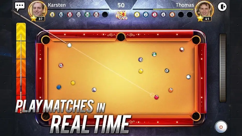 Screenshot of the Pool Legends - 8 Ball Mania game