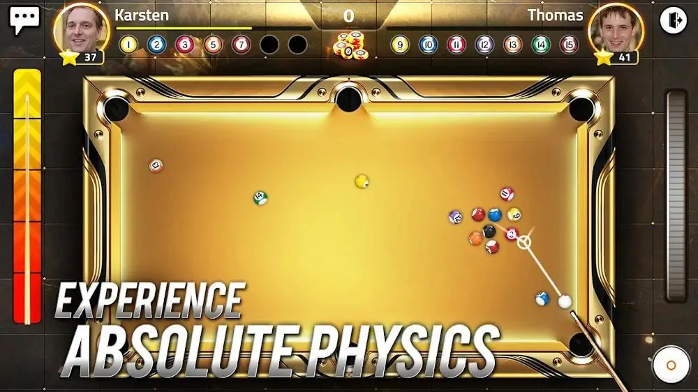Screenshot of the Pool Legends - 8 Ball Mania game