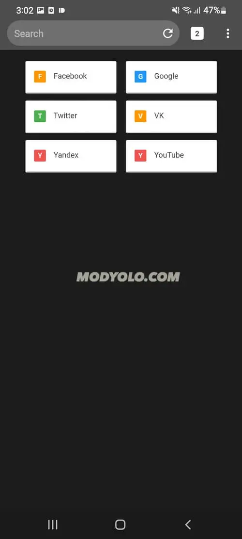 Screenshot of the PowerTube app
