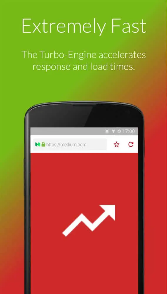 Screenshot of the Power Browser app