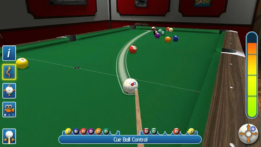 Screenshot of the Pro Pool 2022 game