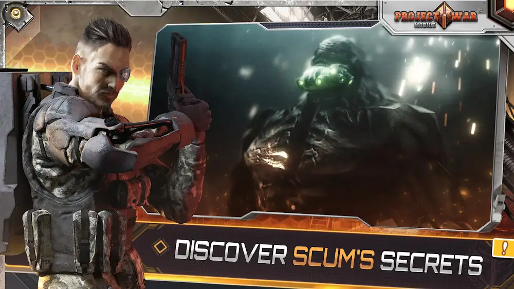 Screenshot of the Project War Mobile game