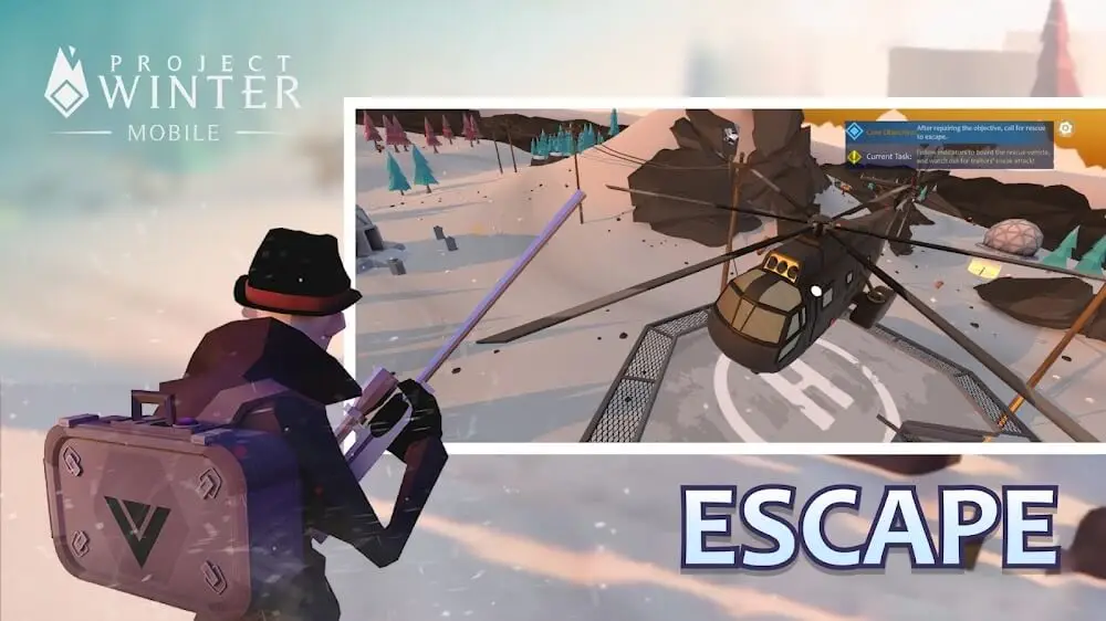 Screenshot of the Project Winter Mobile game