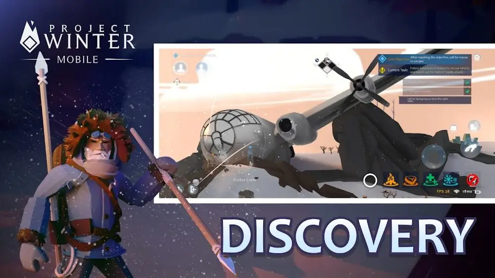 Screenshot of the Project Winter Mobile game