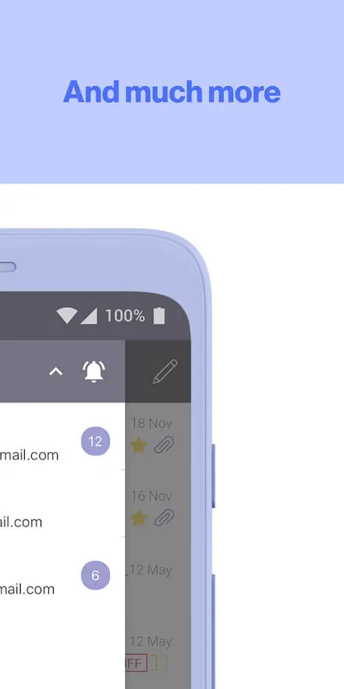 Screenshot of the ProtonMail - Encrypted Email app