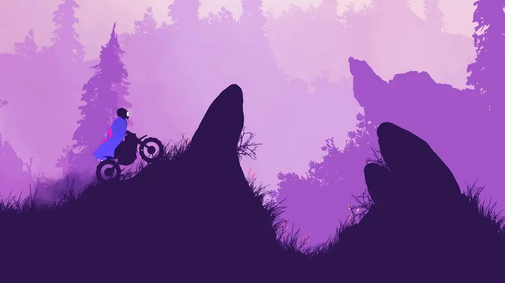 Screenshot of the Psebay: Gravity Moto Trials game