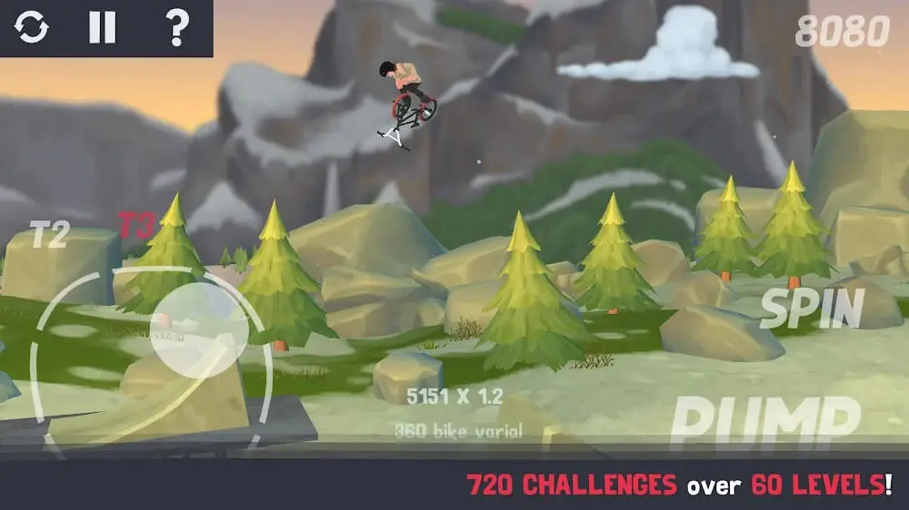Screenshot of the Pumped BMX 3 game