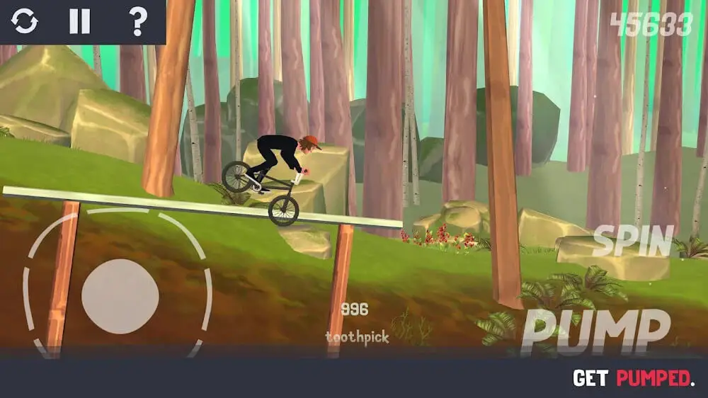 Screenshot of the Pumped BMX 3 game