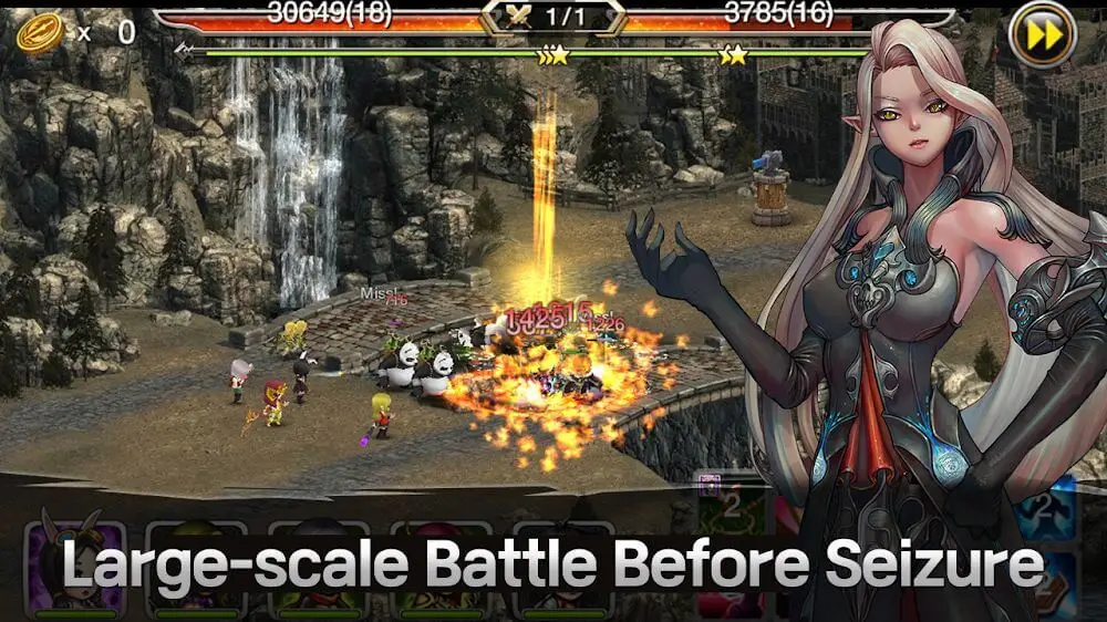 Screenshot of the Qualification as King game