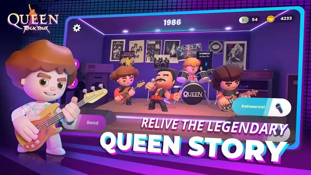 Screenshot of the Queen: Rock Tour game