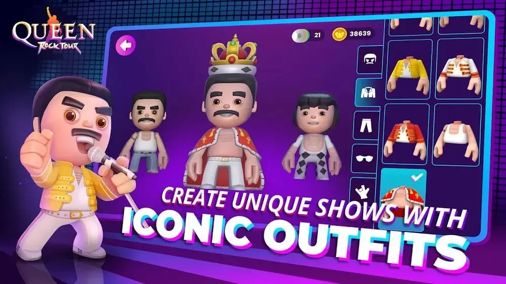 Screenshot of the Queen: Rock Tour game
