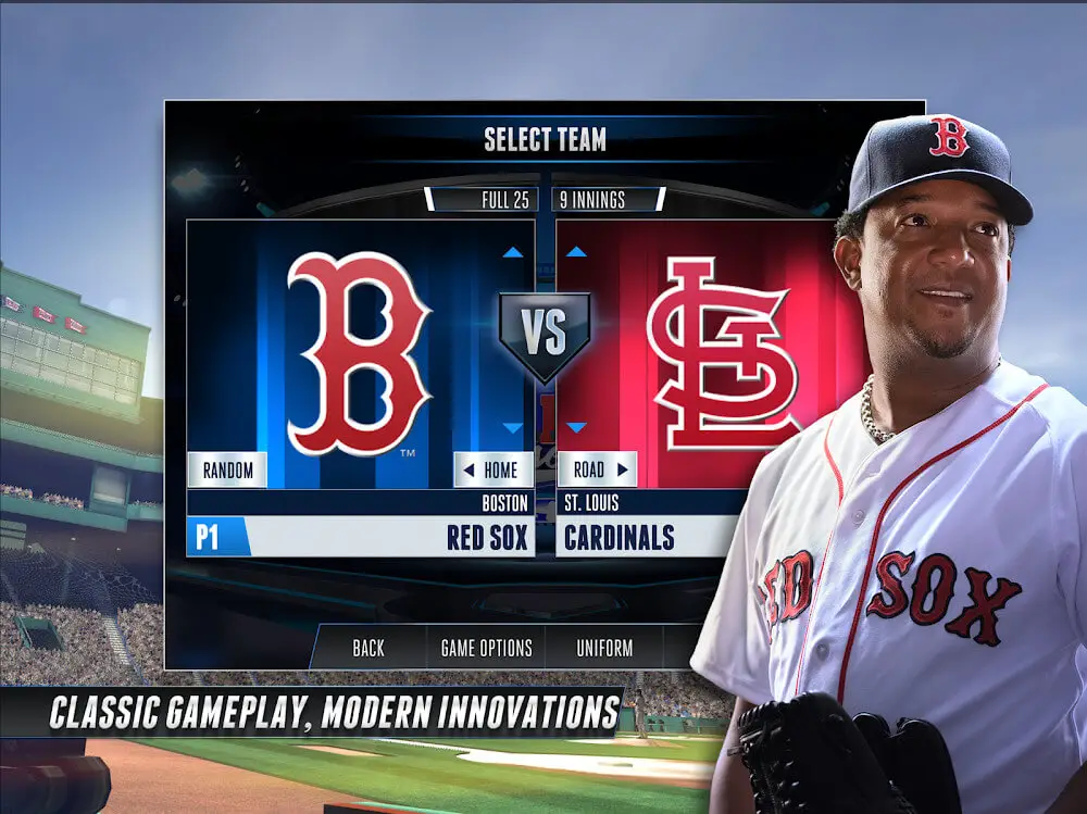 Screenshot of the R.B.I. Baseball 15 game