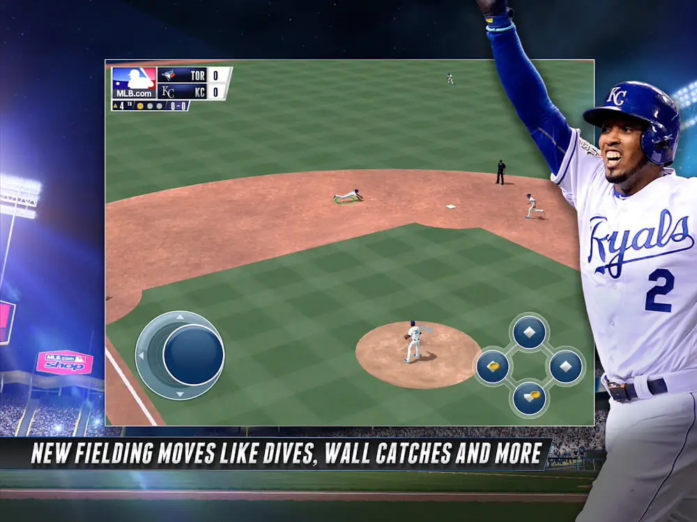 Screenshot of the R.B.I. Baseball 16 game