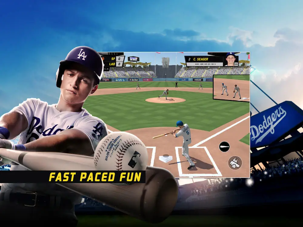 Screenshot of the R.B.I. Baseball 17 game