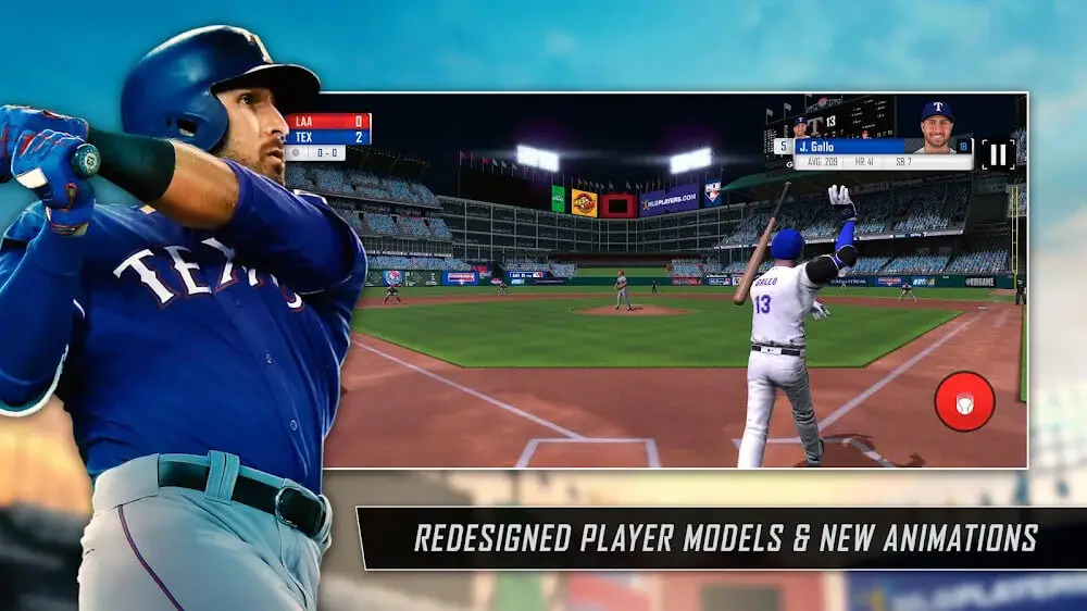 Screenshot of the R.B.I. Baseball 18 game