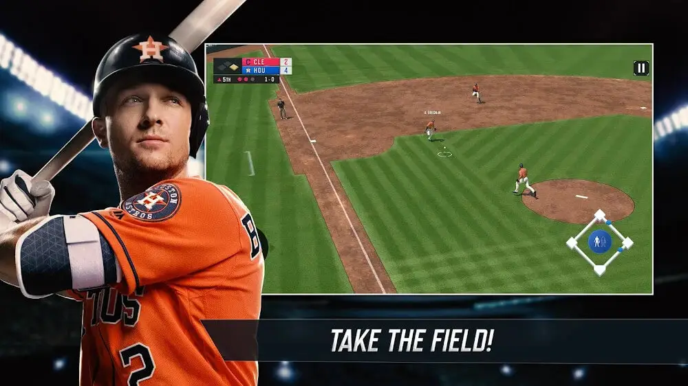 Screenshot of the R.B.I. Baseball 19 game
