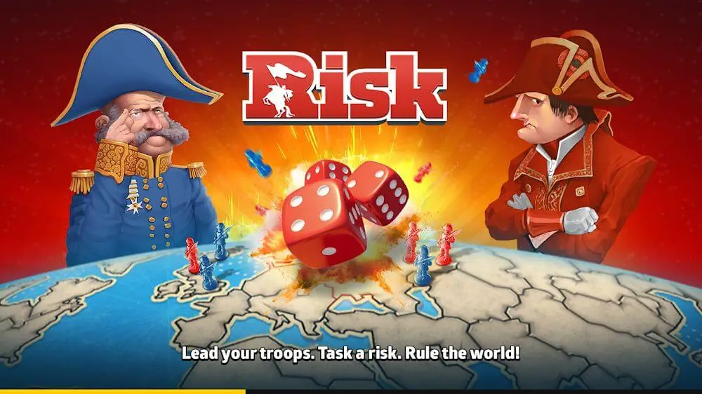 Screenshot of the RISK: Global Domination game