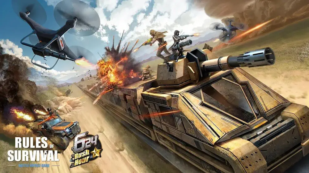 Screenshot of the RULES OF SURVIVAL game