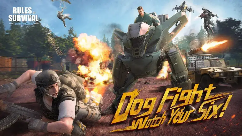 Screenshot of the RULES OF SURVIVAL game