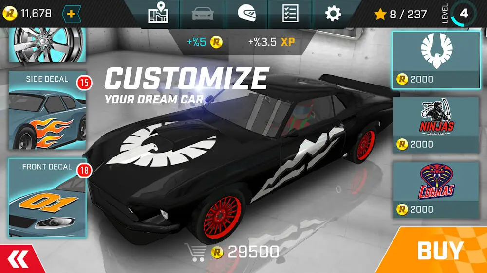 Screenshot of the Race Max game