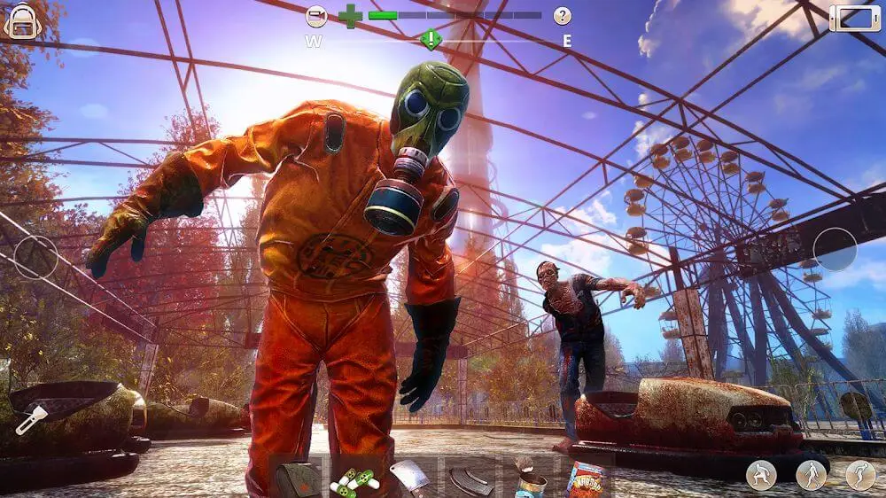 Screenshot of the Radiation City game
