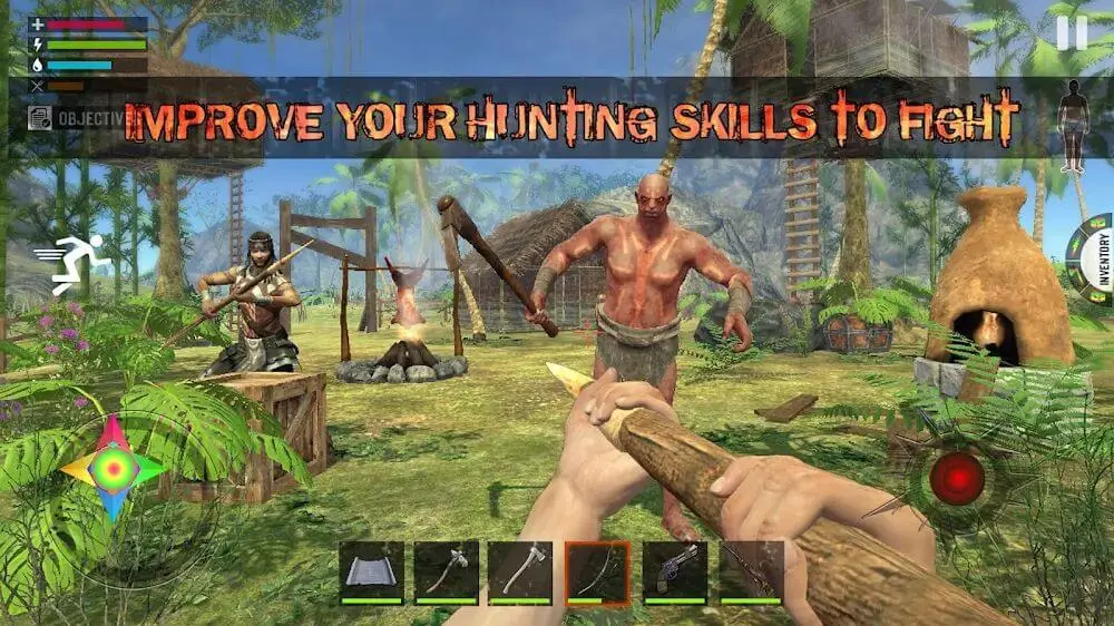 Screenshot of the Raft Survival Forest 2 game