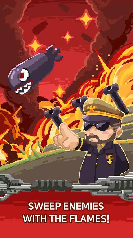Screenshot of the Rank Insignia Super Explosion app