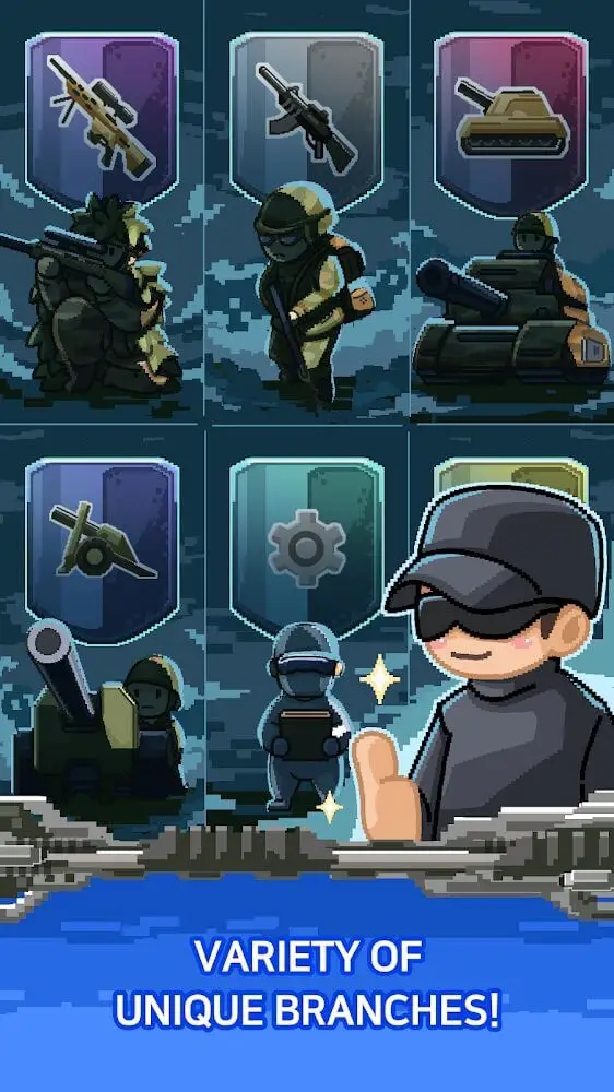 Screenshot of the Rank Insignia Super Explosion app